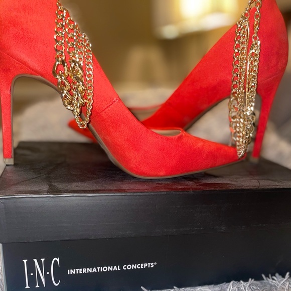 INC ankle strap pointy heels - Picture 3 of 3